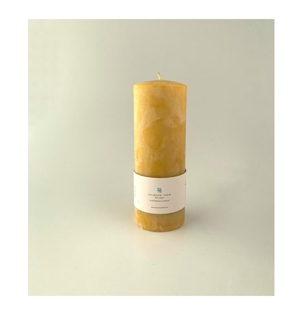 Pure 100% Beeswax Large Pillar Candle