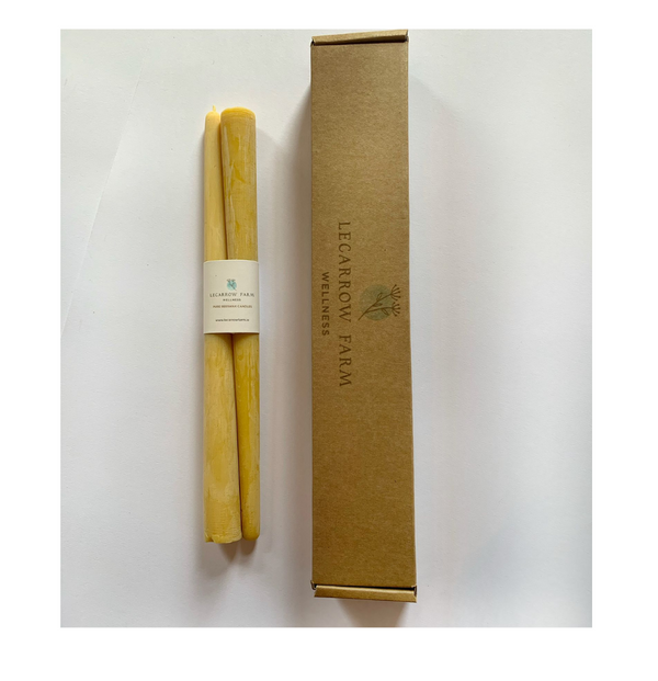 Pure 100% Beeswax Dinner Candles