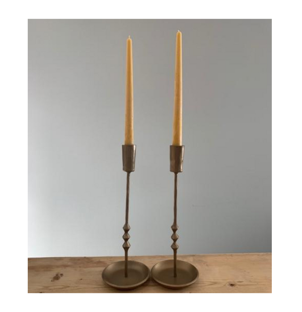 Pure 100% Beeswax Dinner Candles